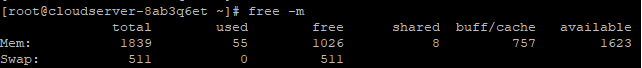 command output