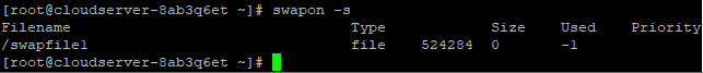 command output