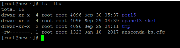List Files According to Last Access Time