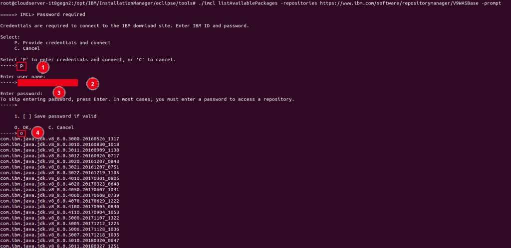 Lists of available packages in repo