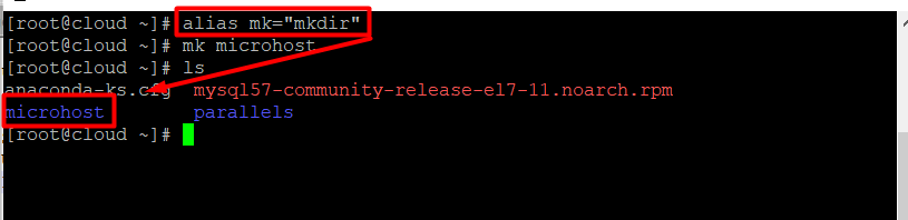 Creating Temporary Aliases