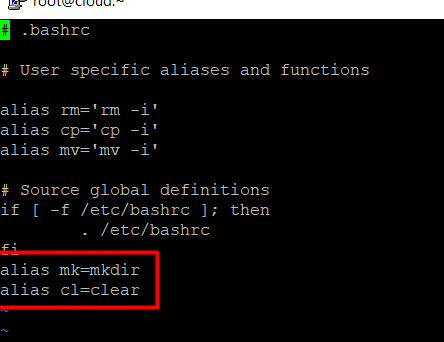Creating Permanent Aliases