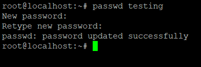 set sudo password