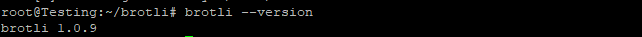 command output