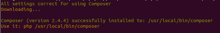 output of above command