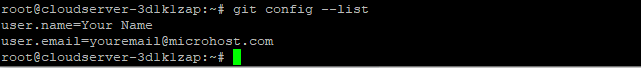 command output