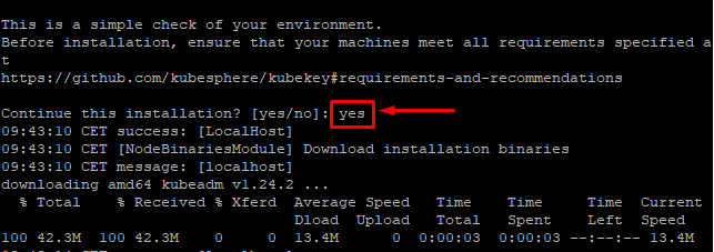 command output