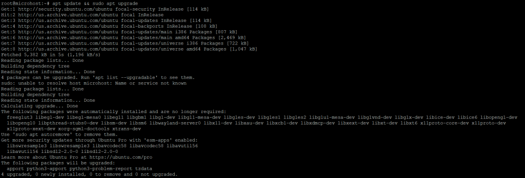 ubuntu server update
