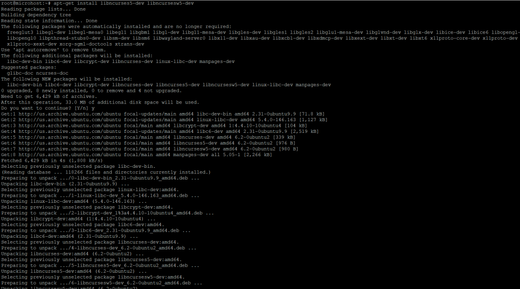package installation