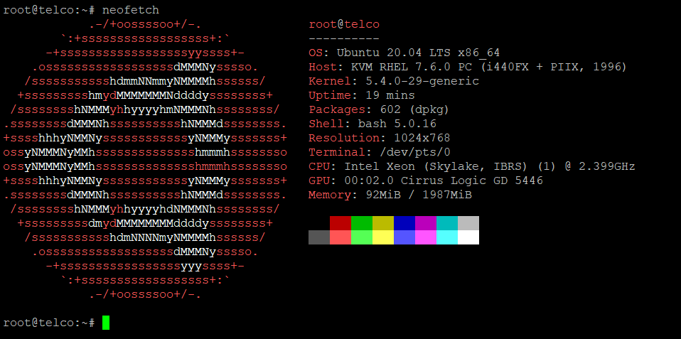 neofetch package