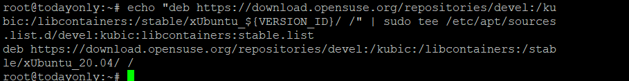 Adding repository ubuntu