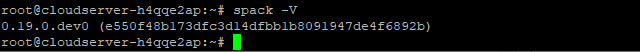 command output