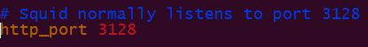 http_port keyword