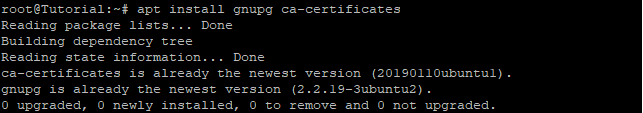command output