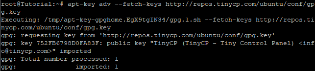 command output