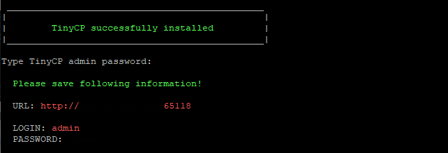 command output