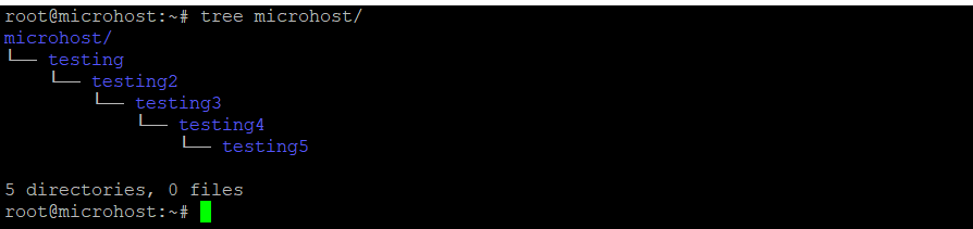 using command