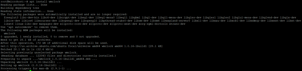 installing package
