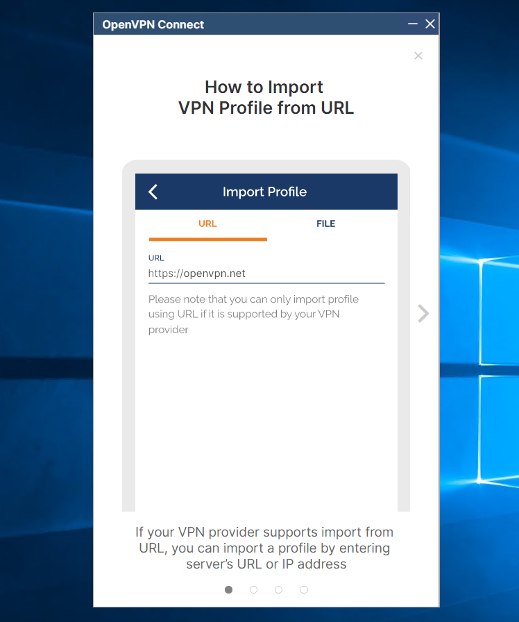 Setup OpenVPN Connect in Windows