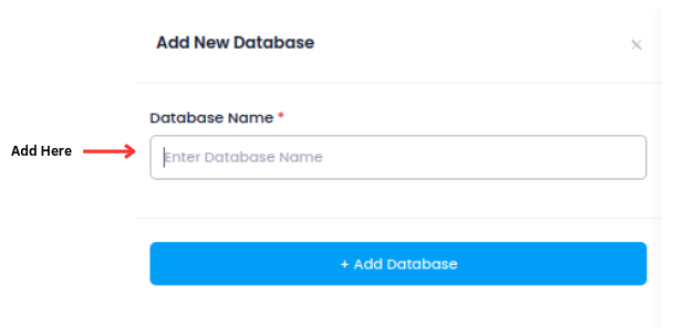 Utho-database-cluster-add-database