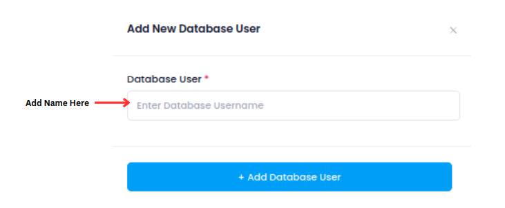 Utho-database-cluster-add-user