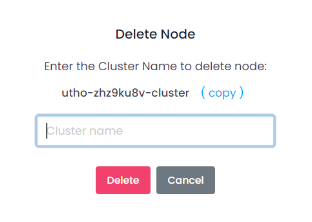 Utho-database-cluster-read-only-destroy