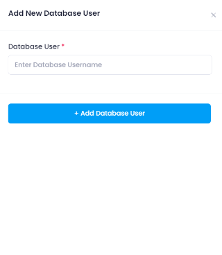 Utho-database-cluster-add-user