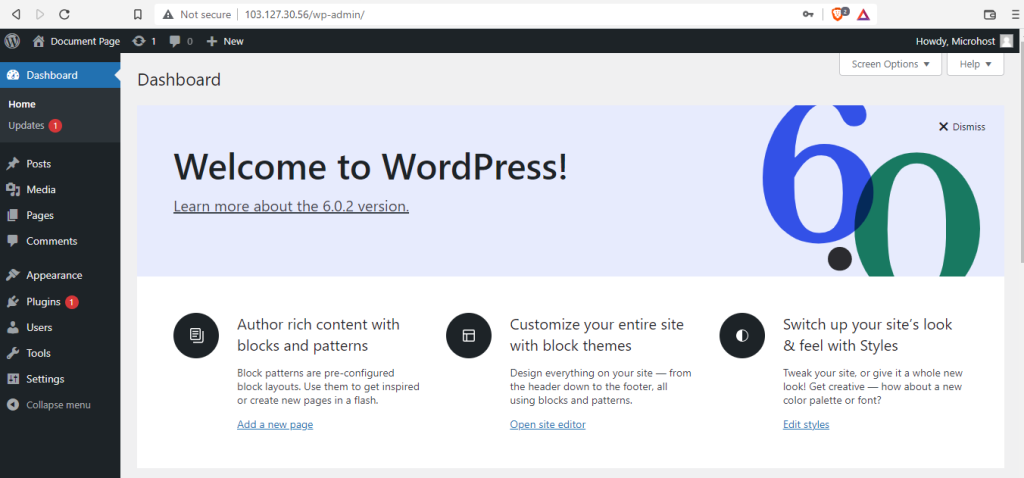 welcome to wordpress