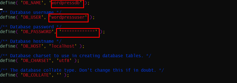 Changes must be made in wp-config.php file