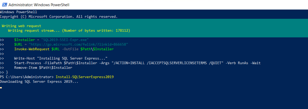 download MSSQL Server Express