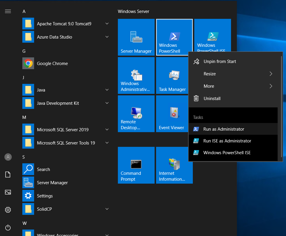 install ASP.NET in Windows Servers