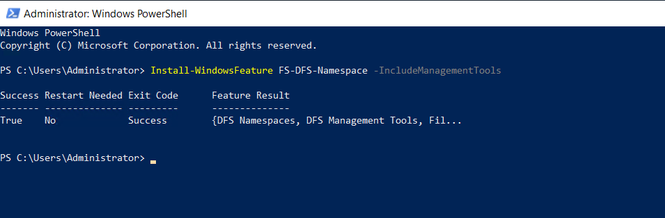 install Distributed File System