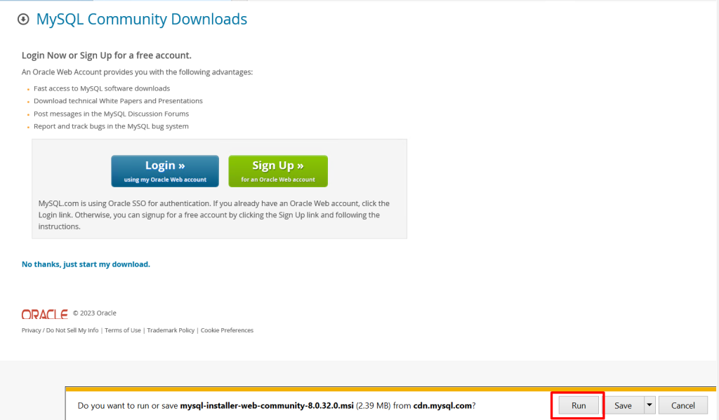 How to install MySQL on Windows Server 2019