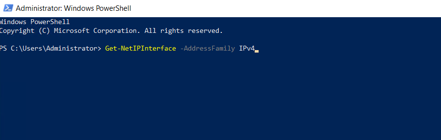 Set Static IP Address