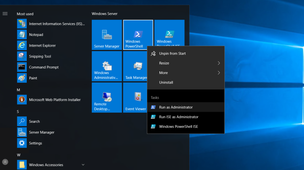 setup SSH Server via PowerShell