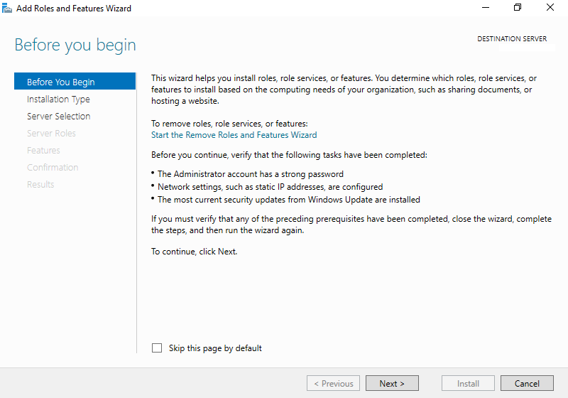Install Docker on Windows Server