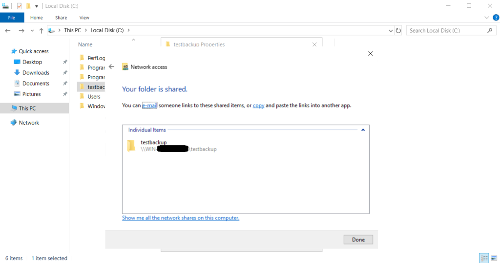 Windows Server Backup feature