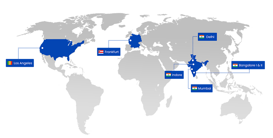 Data center map Data Center Map